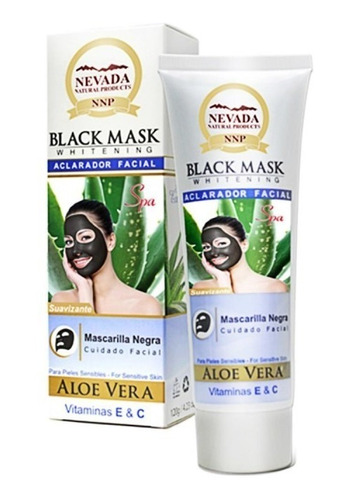 Mascarilla Facial Hidroplástica Natural Products Black Mask