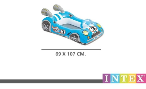 Flotador Inflable Niño Intex Auto 107x69cm