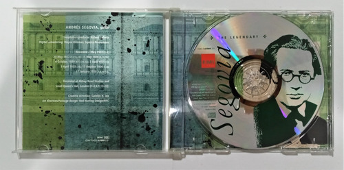 Andres Segovia Cd Guitarra Clasica The Legendary (Usado)