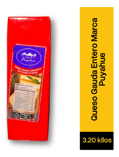 Queso Gauda Puyehue 3.2kg Apro