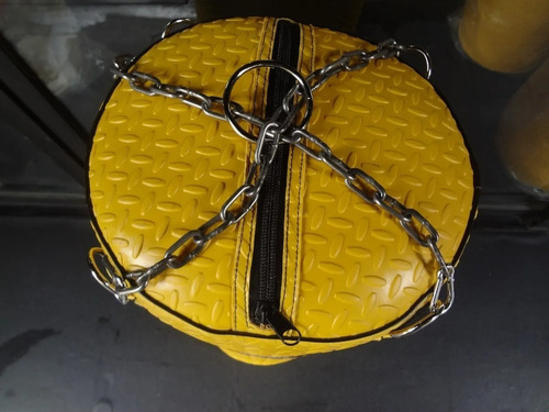 Imagen 4 de 4 de Costal Para Box De Uso Rudo Amarillo Grande Palomares Fpx