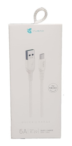 Cable Reforzado Micro Usb Carga Rapida Microcentro