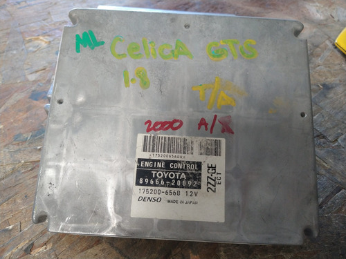 89666-20092 Toyota Celica 2000 Gts Pcm Computadora De Motor
