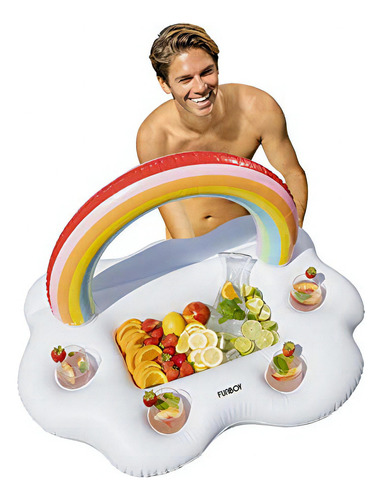 Soporte De Bebida Flotante Inflable Funboy