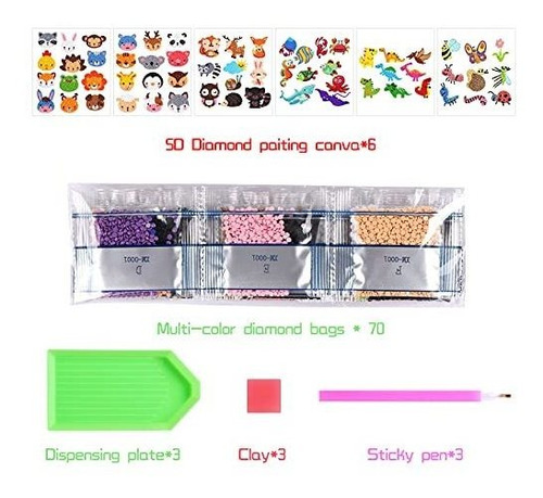 Kits De Pegatinas Meiest Para Niños, 59 Unidades, Con Forma