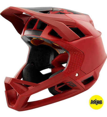 Casco Bicicleta Proframe Matte Rojo Fox