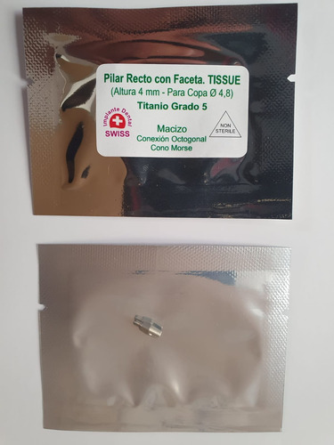 Pilares Cono Morse Tissue Para Implante Dental. Insumos Maac