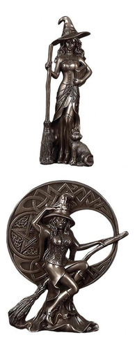 2 Piezas Figuras De Brujas Escultura De Brujería