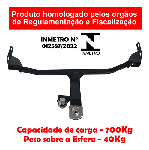 Engate Reboque Jeep Compass 2023 2024 2025+ T270 1.3 Turbo