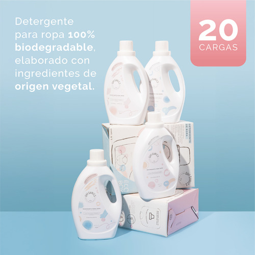 Detergente Telas Ecobox De Ohganics 5 Litros Natural Bebes