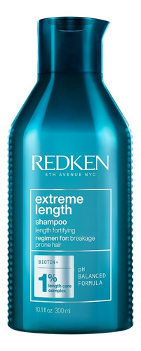 Shampoo Para Cabello Quebradizo Redken Extreme Length 300 Ml