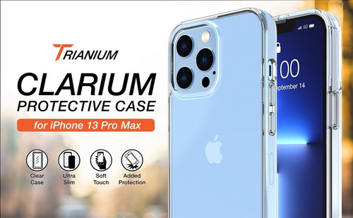 Imagen 6 de 9 de Funda Protectora Case Cojín Híbrido De Tpu iPhone 13 Pro Max