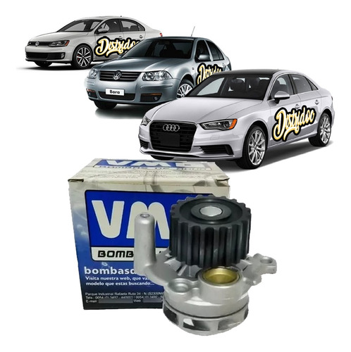 Bomba De Agua Vw Bora Audi A3 Passat 1.9 Tdi