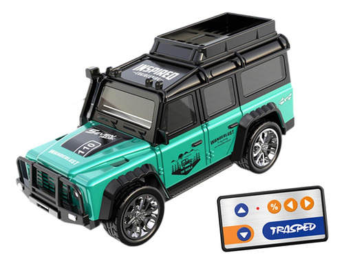 Camión Modelo Rc Rock 1/64 Con Control Remoto, Vehículo De