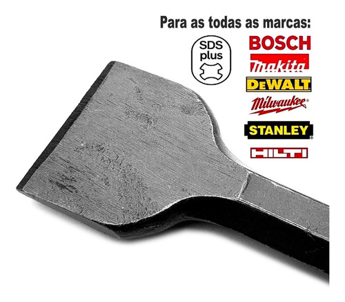 Kit Com Talhadeira E Ponteiro Sds-plus 40x250mm Tipo Makita