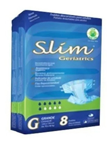 Imagem 2 de 5 de Fralda Geriátrica Tamanho G C/ 80 Unid Frete Slim Geriatrics