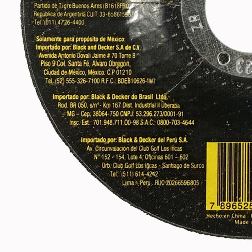 Disco Desbaste Metal 4.1/2x1/4x7/8 Stanley Com 10 Unidades