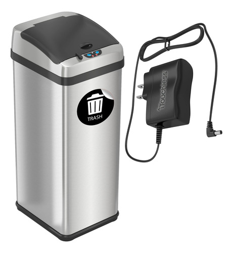 Basurero De Cocina Con Sensor Automático 49 Litros Filtro Ol