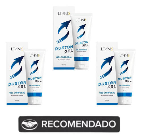 Duston Max | Gel Corporal Acción Prolongada | Tres (3) Pack Mentol