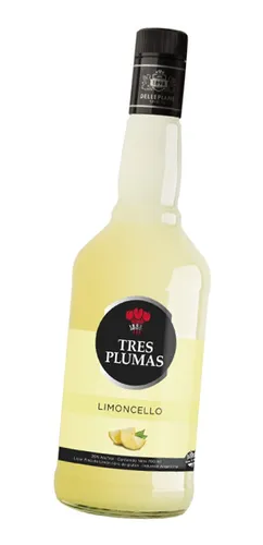 Licor Limoncello Tres Plumas X 6 U. X 700ml Hot Sale!