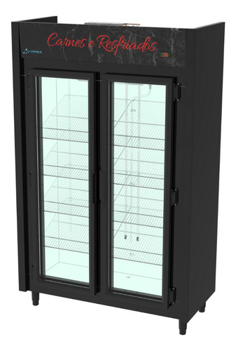 Expositor Carnes 2 Portas Kofisa Ar Forçado Led 890l