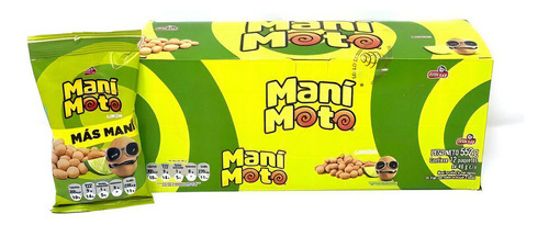 Maní Moto Limón - Caja X 12 Und