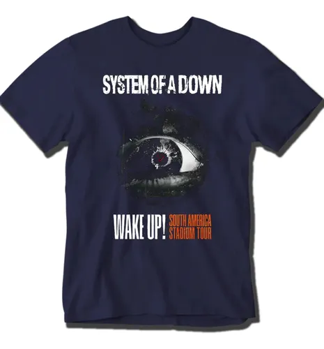 Camiseta Hombre Dtf System Of A Down Wake Up! 2025