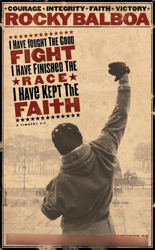 Pósters Película Rocky 6 - Rocky Balboa - 2006 - 42x30