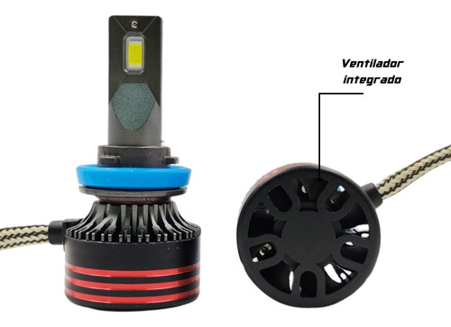 Kit De Focos Led H11 Cs Racing Platinum K10 80w X5k10csh11