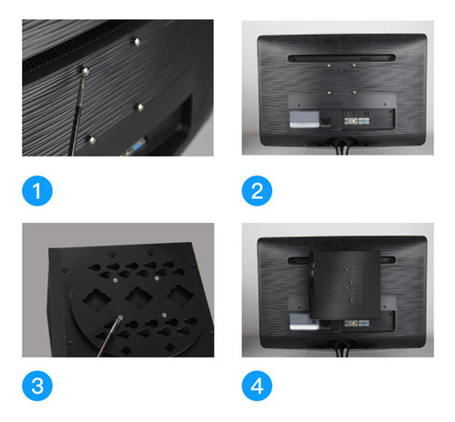Mini Itx Case Iron Con Orificio Para Radiador Chasis De Host