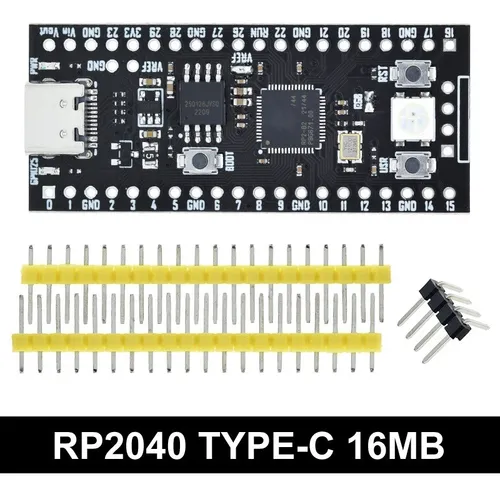 Tarjeta Desarrollo Raspberry Pi Pico Rp2040 Tipo C 16mb