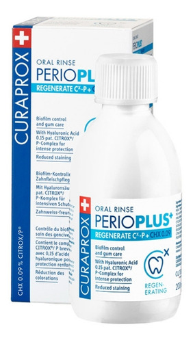 Enjuague Curaprox Perio Plus Regenerate Chx 0,09% 200ml