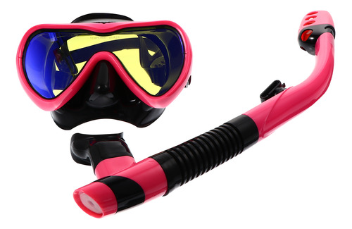 Kit De Snorkel De Silicona Completamente Seco Para Adultos