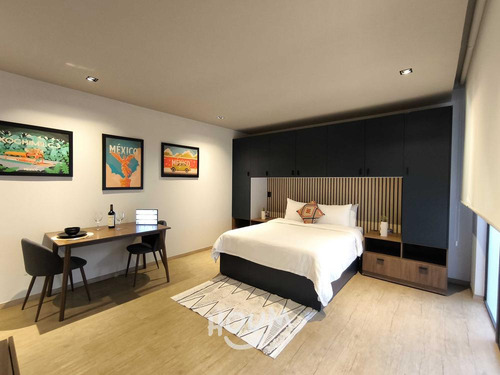 Departamento En Narvarte Oriente, Benito Juárez Con 1 Recámara, 55 M², Id: 142985