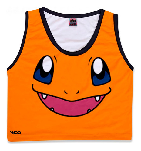 Top Cuello Redondo  Charmander Dama 