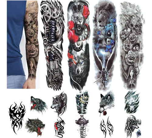 Betytattoo Tatuaje Temporal, Tatuajes Temporales Para Hombre