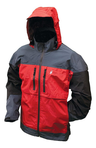 Chaqueta Impermeable Frogg Toggs Toadz Anura, Rojo/pizarra/n