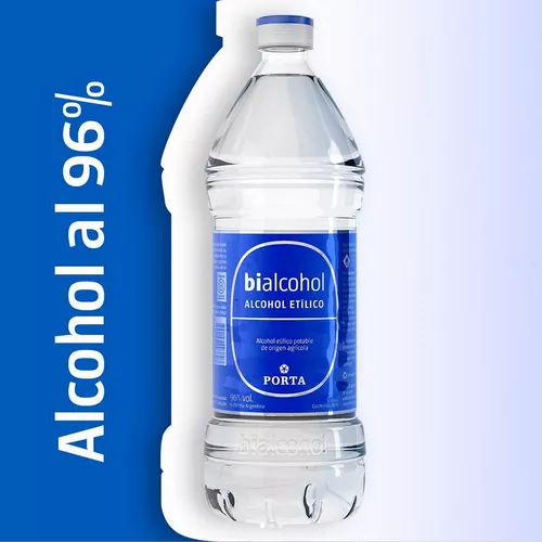 Alcohol Etilico Alimenticio Al 96% 500ml Bialcohol Porta