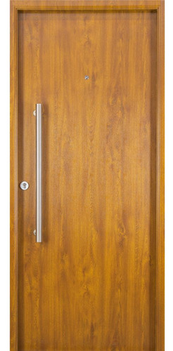 Puerta Frente Simil Madera Linea Wood 0.90 X 2 Inyectada Roble