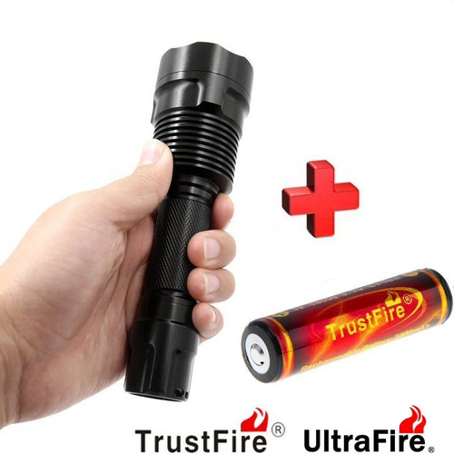 Linterna Ultrafire C12, 1000lum, Batería Infierno, Envío Inc