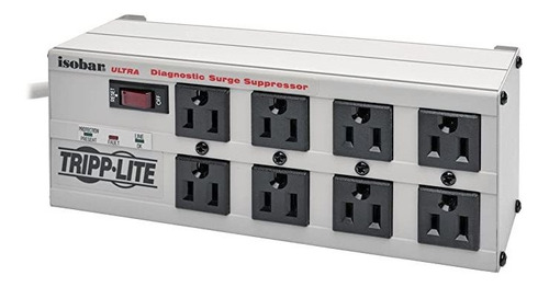 Tripp Lite Isobar Toma Múltiple De 8 Enchufes, Con Protecció