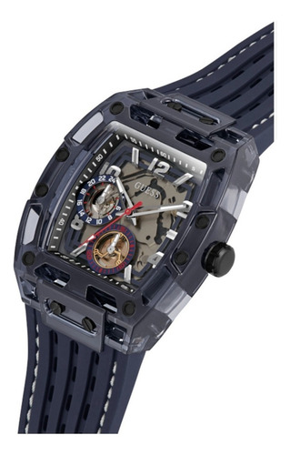 Reloj Guess Para Hombre Casual Men Caballero Correa Azul Marino