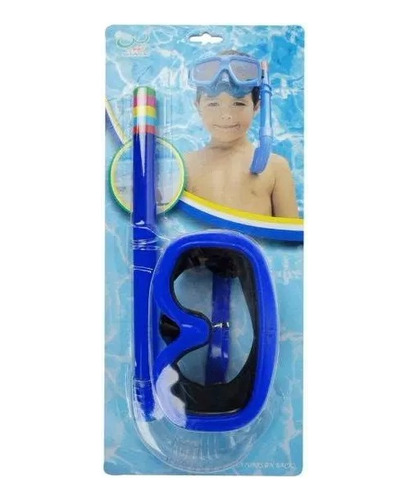 Set De Buceo Infantil Snorkel Para Piscina Playa Niño