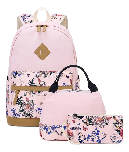 Mochila Pawsky Porta Portatil Estama Flores