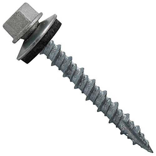 Tornillos Techos De Metal: (250) 10 X 1-1/2  Tornillo T...