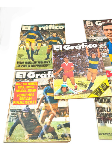 Revistas Antiguas El Grafico Boca Juniors (lote) - Papeleria (Usado)