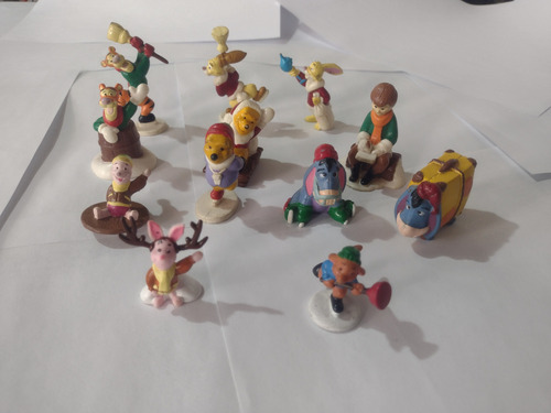 Winnie Pooh Figuritas Disney Navidad Coleccion Ricolino