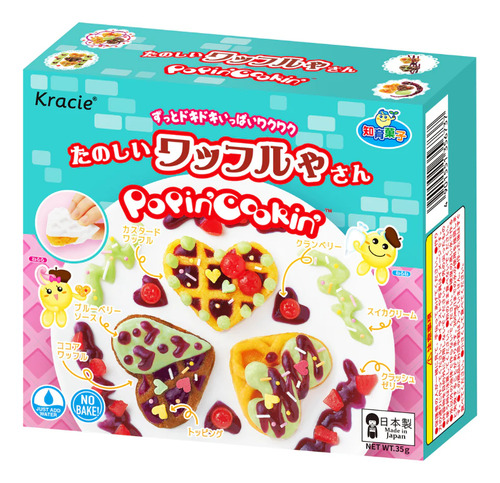 Kracie Popin Cooking Waffle 34g(comida Miniatura Kit Dulces)