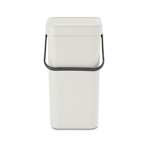 Sort & Go Kitchen Recycling Can (3.2 Gal/light Gray) St...