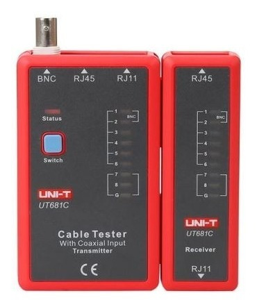 Tester De Red Probador De Cables Rj45 Rj11 Y Bnc Unit Ut681c